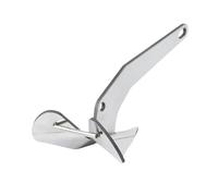 Aptliton 316 Stainless Steel Delta Anchor, Heavy Duty Plough Boat Anchor with Quick-Set Wing, Corrosion Resistant Marine Anchor for Sailboats, Pontoon, Paddleboards, 11/17/22 Lbs, for 28-42 ft Boats
