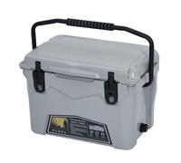 Aptliton 5-Day Ice Retention Hard Cooler 20QT - Rotomolded Portable Outdoor Ice Chest with Heavy Duty Handle, Cool Riser Technology, for Camping, Fishing, Beach, BBQ, KUER-C-20 Cool Gray
