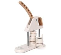 Aptliton 58mm Button Maker Machine Kit, 3rd Gen DIY Badge Press with 100 Sets Parts, Ergonomic Arc Handle & Circle Cutter, Installation-Free Craft Toy for Kids & Adults, Including Magic Book