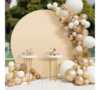 Aptliton 7.2FT Round Arch Backdrop Cover for Photography Background Stand