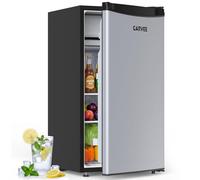 Aptliton 90L Under Counter Fridge Freezer Only, 5 Temp Settings | 47x45x83cm, Quiet 41dB Small Mini Fridge, Energy Efficient, Reversible Door, Vegetable Drawer, Larder Refrigerator Bedroom