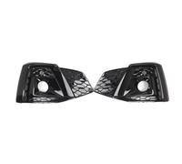 Aptliton Closed Honeycomb Fog Light Cover, Front Bumper Grille Trim Replacement for Audi A5 s-Line S5 B9.5 2020-2024