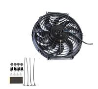 Aptliton Electric Radiator Cooling Fan with Mounting Kit, Global 14 Inch 90W, 12V, 10 Blades, Reversible Push/Pull, Engine Cooling Replacement for Car Radiators