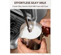 Aptliton Espresso Coffee Machine with Grinder - 20 Bar Pump, PID Temperature Control, 30 Grind Settings, 2.8L Water Tank, Steam Wand for Lattes & Cappuccinos, Stainless Steel