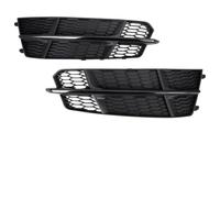 Aptliton Front Bumper Fog Light Grille Lower Vent Grill Replacement, Fog Lamp Bezel Cover for Audi A6 S-Line 2018 Car Exterior, Left & Right Pair