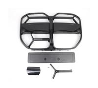 Aptliton Front Grille CS Style Upgrade Replacement Kidney Grill for BMW 4 Series G26 2021-2023 Coupe Gran Coupe Gloss Black Sporty Exterior