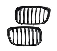 Aptliton Front Kidney Grille Single Slat Design, Bumper Replacement Grille for BMW X3 G01 X4 G02 2018-2022, ABS Material, Gloss Black