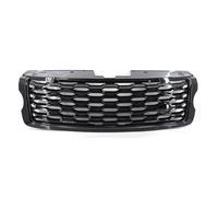 Aptliton Front Upper Grille Wavy Honeycomb Mesh Design, Radiator Bumper Grille Replacement for Land Rover Range Rover 2013-2017 Exterior Modification, Gloss Black