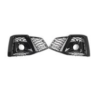 Aptliton Open Honeycomb Fog Light Cover, Front Bumper Grille Trim Replacement for Audi A5 s-Line S5 B9.5 2020-2024