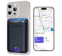 APTMAPT Magsafe Wallet with Apple Find My, Ultra-slim Strong Magnetic Phone Card Holder for iPhone 16/15/14/13/12 Series, Fits 3 Cards, Wireless Charging, RFID, (Also for 13/12 Mini), Blue