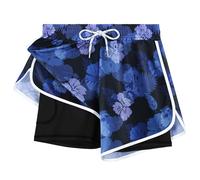 APTRO Women Swim Shorts Board Shorts with Liner Beach Surf Floral Summer Gym Shorts