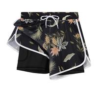 APTRO Women Swim Shorts Board Shorts with Liner Beach Surf Floral Summer Gym Shorts