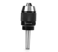 APU13 - MTB2 Drill Chuck, Self - Tightening Back Pull Chuck, 3 - Jaw Lathe Drilling Tool with Morse Taper 2 Shank, Hardened Jaws for Stable Clamping, Precision Ground Surface for E