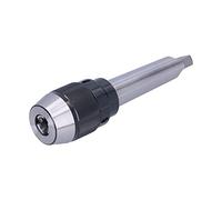 APU16 - MTA4 Drill Chuck, Morse Taper Flat Tail Lathe Accessory, High Precision Integrated Steel Chuck with Locking Device for Drilling Machines, 1.0-16mm Capacity, 40HB Hardness