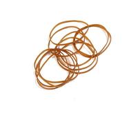 ApuaVireo&Co 100pcs Rubber Band, File Rubber Bands Yellow 70 x 5 mm Elastic Rubber Bands, Stretch Bracelet Home Kitchen Accessories