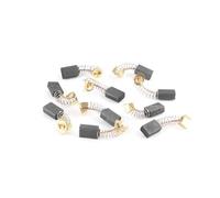 ApuaVireo&Co 10pcs Power Tool Carbon Brush, 6.5X7.5X12.5mm 7X11X17mm Electric Hammer Angle Grinder Graphite Replacement(6x10x15mm)