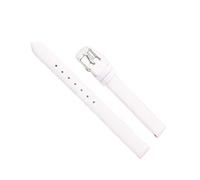 ApuaVireo&Co 8-22mm Full Grain Cowhide Leather Watch Strap for Men and Women.General Replacement Strap(White silver,12 mm)