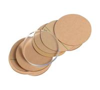 ApuaVireo&Co Acrylic Sheets Glass Acrylic Panel Display Block Round,Suitable for Exhibition Decoration,5cm Diameter,10Pcs(Thickness:4mm)