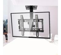 ApuaVireo&Co Adjustable Ceiling TV Mount Bracket-Four-Sided Ceiling TV Mount, Tilt and Swivel,for Most LCD Flat-Screen TVs and Curved TVs,Up to 330 Pounds(32-55inch)
