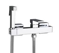 ApuaVireo&Co Bidet Sprayer for Toilet, Brass Handheld Sprayer Kit Hand Held Bidet Shower Faucets Cloth Diaper Sprayer Set