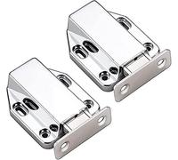 ApuaVireo&Co Button Lock, Push Button Lock,Trailer Paddle,Caravan Door Lock, Cabinet Door Touch Heavy Duty 2 Pack to Open(Sa)