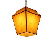 ApuaVireo&Co Colorful Hanging Chinese Lanterns, Kong Ming Lantern Shape, Red Fabric Lantern, Creative Hanging Decorations(Orange,17in)