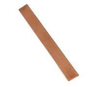 ApuaVireo&Co Copper Flat Square Bar, Pure Copper Plate Thickness 0.5-2Mm Length 500Mm Width 25Mm Suitable for DIY Handicrafts(2x25x500mm)