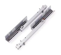 ApuaVireo&Co Drawer Runner Slides,Three-Section Guide Rail, Damping Buffer,One Pair Contains(50cm)