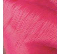 ApuaVireo&Co Faux Fur Fabric Long Pile 12cm Soft Synthetic Fur Fabric Beastly Hair Fursuit Cosplay Costume Dwarf Decorative Rugs Shaggy Collar(20 Red)