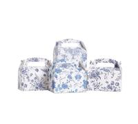 ApuaVireo&Co Favour Boxes 12/24pcs Flower Candy Box Kraft Paper Tote Packaging for Cake Storage Baking Wedding Birthday Party Favor(Color5,12pcs)