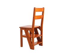 ApuaVireo&Co Foldable Wooden Step Stool & Ladder - 4-Step Household Ladder Tritthocker for Safe Climbing Versatile Plant Stand Space-Saving Design Durable & Sturdy