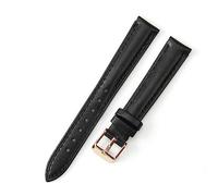 ApuaVireo&Co Genuine Leather Watch Strap Quick Release Retro Leather Replacement Watch Strap(Black buckle,22 mm)