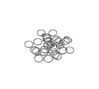 ApuaVireo&Co Jump Rings 30-200Pcs 3-25mm Stainless Steel Split Ring Open Single Loops Jump Rings Connectors for DIY Jewelry Making Findings Accessories(0.8 x 6mm 200pcs)