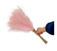 ApuaVireo&Co Pampas Grass Large 10Pcs 55cm Fluffy Pampas Grass Decor Flower Fake Plant Reed Simulated Wedding Party Home Decoration Artificial Flowers(G)