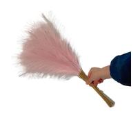 ApuaVireo&Co Pampas Grass Large 55CM 5/10/20PCS Fluffy Pampas Grass Decor Flower Fake Plant Reed Simulated Wedding Party Home Decoration Artificial Flowers(Grey,10pcs)