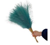 ApuaVireo&Co Pampas Grass Large 55CM 5/10/20PCS Fluffy Pampas Grass Decor Flower Fake Plant Reed Simulated Wedding Party Home Decoration Artificial Flowers(Milky White-01,20pcs)