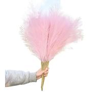 ApuaVireo&Co Pampas Grass Large 98/70cm Artificial Pampas Grass Fake Plants Fluffy Reed Flowers Bouquet For Wedding Home Decoration Birthday Party Supplies(70cm K06)