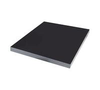ApuaVireo&Co Phenolic Plastic Board Resin Laminated Sheet Plate Sheet Black Suitable for Power Processing, 25cm X 25cm(Thickness:15mm)