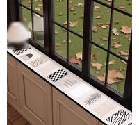 ApuaVireo&Co Printing Window Sill Protector, Pet Pad Perch, Narrow Window Sill Mat From Dog Cat Scratching, Easy Cut for Balconies(Beige,50x160cm/20x63in)