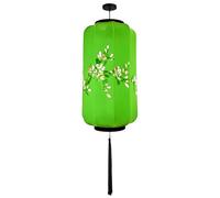 ApuaVireo&Co Red Cloth Lanterns with Hand-Painted Patterns, Creative Chinese Decorations, Snake Year(Green,40#)