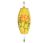 ApuaVireo&Co Red Lanterns, Exquisite Chinese Party Decorations, Handheld Olive Shape Lucky Lantern for Chinese New Year, Spring Festival(Yellow,50#)