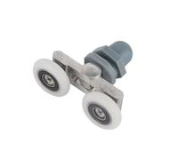 ApuaVireo&Co Shower Door Rollers 1pcs 19/23/25/27mm Glass Sliding Door Swinging Double Wheel Pulley Bearing Rollers Runners Wheels for Shower Cabin Accessories Shower Door Wheels(19mm)