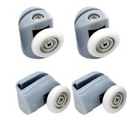 ApuaVireo&Co Shower Door Rollers 8* Shower Rooms Cabins Pulley &Shower Room Roller/Runners/Wheels/Pulleys Shower Door Wheels(4pcs top,23mm)