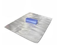 ApuaVireo&Co Sleeping Mats,Double Sided Aluminum Foil Camping Mat Picnic Mat Insulating Thermal Mat Foil Foam Pad,with Storage Bag(2.5m x 2m)