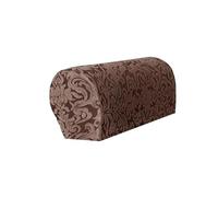 ApuaVireo&Co Sofa Removable Armrest Protectors, Sofa Armrest Covers Polyester Multicolor 2 Pcs(Dark Coffee)