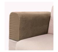 ApuaVireo&Co Sofa Removable Armrest Protectors, Sofa Armrest Covers Polyester Solid Pack Of 2 For Accent Chair Multicolor(Khaki 2pcs)