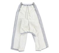 ApuaVireo&Co Thickened Fleece Lining Bedridden Patient Clothing Post Shoulder Surgery Shirts Tear Away Pants for Elderly(Grey Pants,XL)