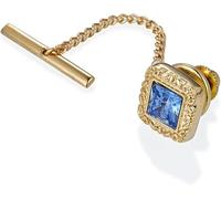 ApuaVireo&Co Tie clip Square Pattern Rhinestone Tie Fixed Pin Chain Palace Style Small Collar Buckle Wedding Dress Brooch tie clips