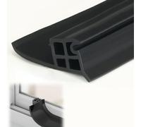 ApuaVireo&Co Waterproof Window Weather Bar, Self-Adhesive Window Sealing Strip for Sliding Casement Windows Black Multiple Sizes(23mm,1.5m(4.9ft))