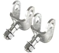 APUK 2x Stabiliser Arm Pin End 19mm Pin Dia 42mm Length Replacement for Tractor 3 Point Linkage